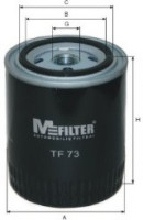 как выглядит m-filter фильтр масляный tf73 на фото