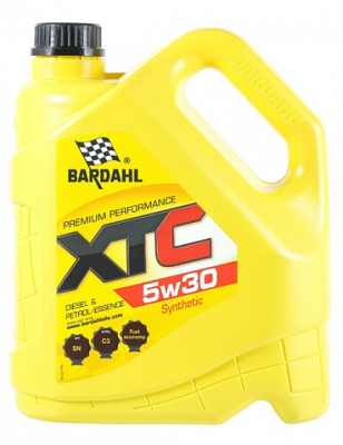 как выглядит bardahl 5w30 xtc sn 4l (синт. моторное масло) на фото