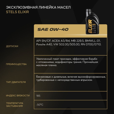 Стелс Эликсир 1L_0W-40_4