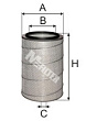 M-FILTER Фильтр воздушный A152