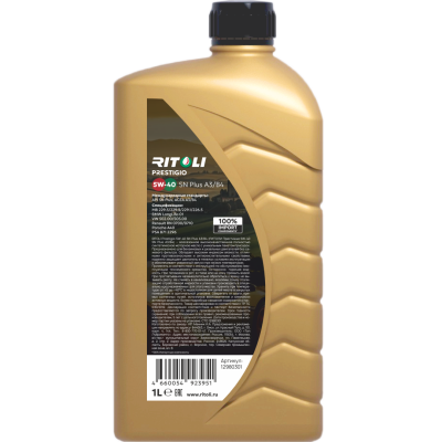 RITOLI Prestigio 5W40 _1L_oborot RITOLI Prestigio 5W40 _1L_oborot